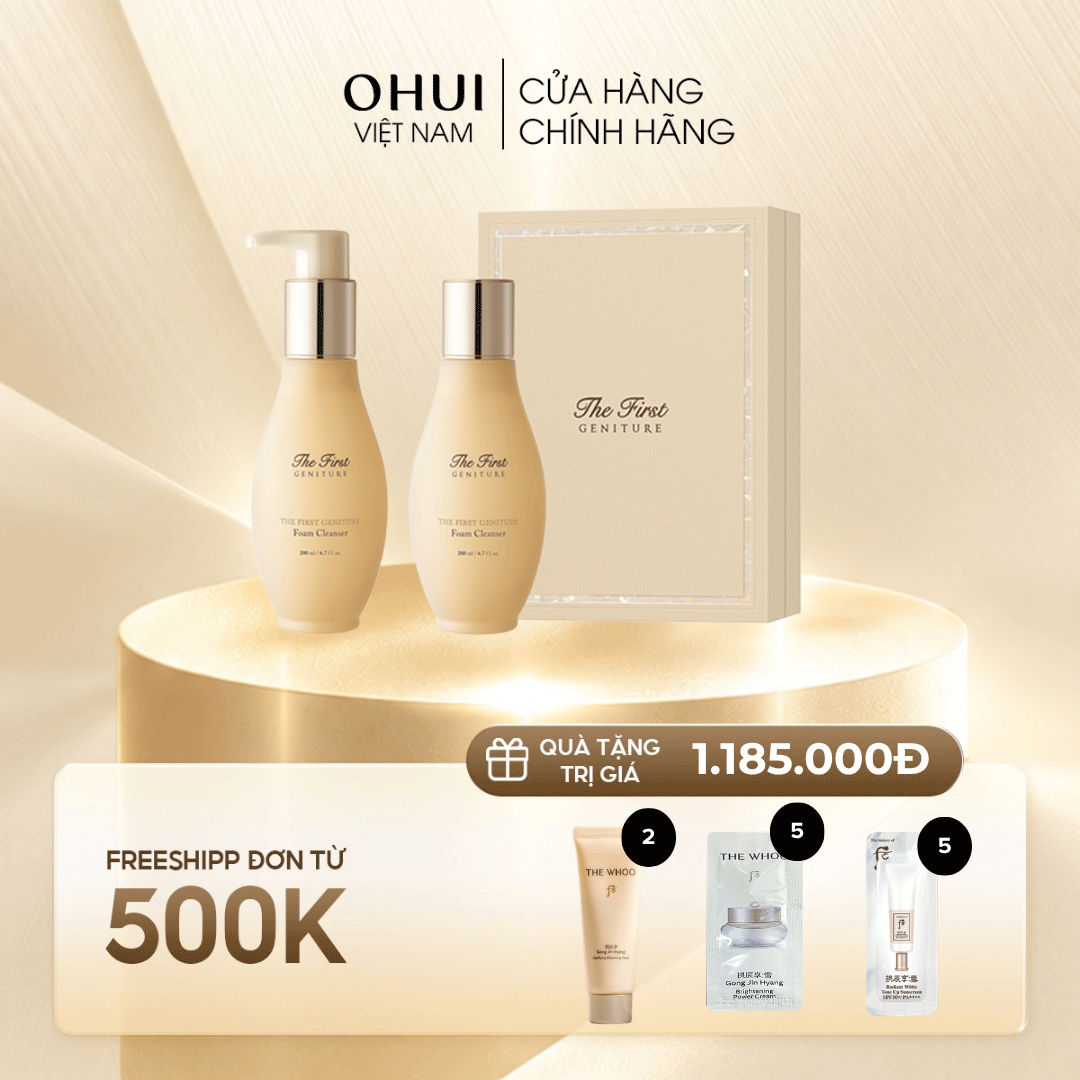 Bộ sữa rửa mặt OHUI The First Geniture Foam Cleanser 2PCS