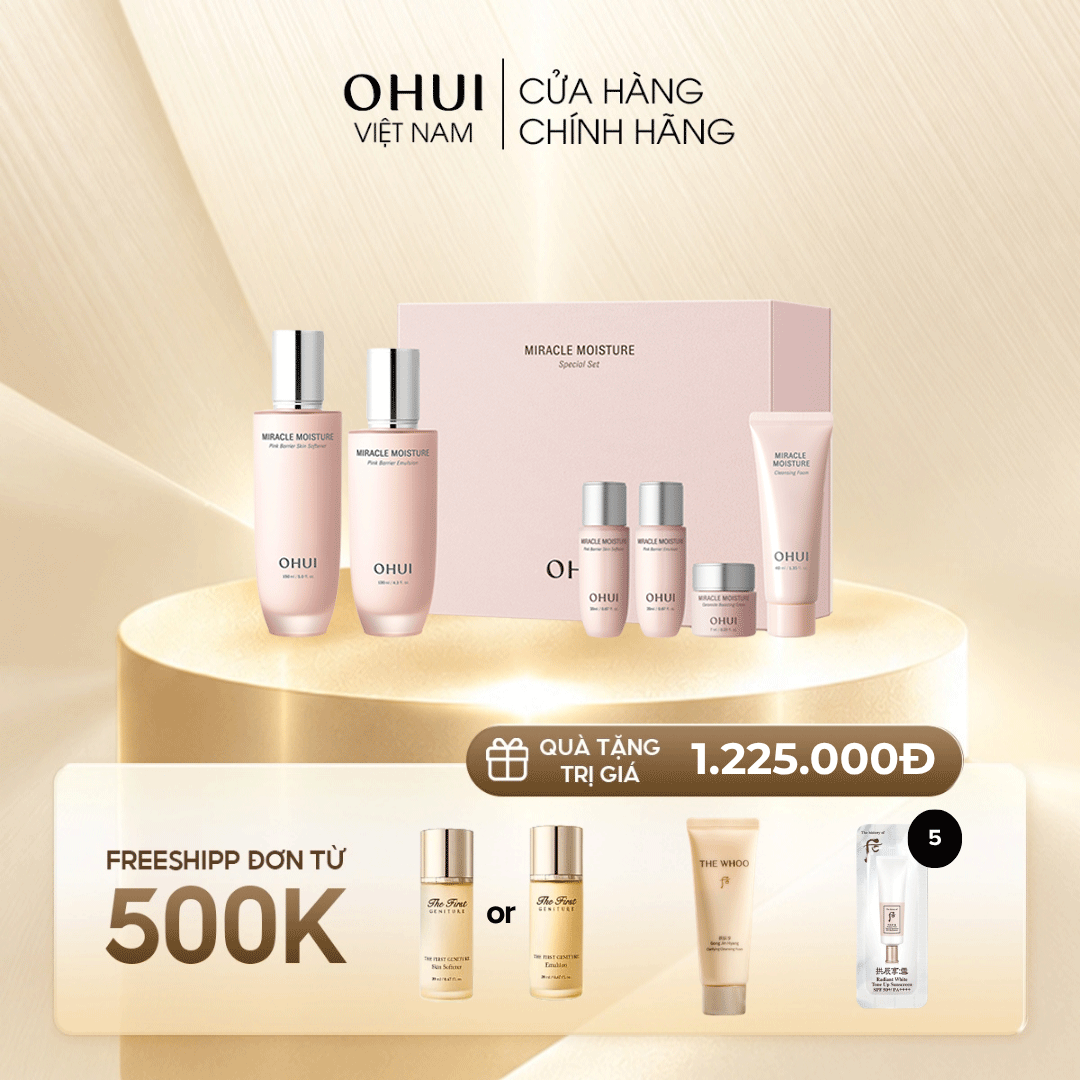 Bộ Dưỡng Ẩm Ohui Miracle Moisture 2pcs Special Set