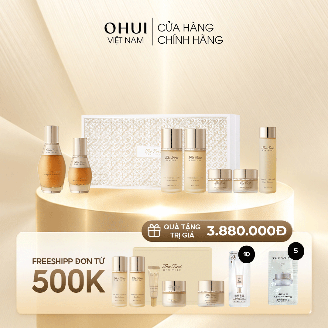Bộ Tinh Chất Vàng Ohui The First Geniture Ampoule Advanced Set
