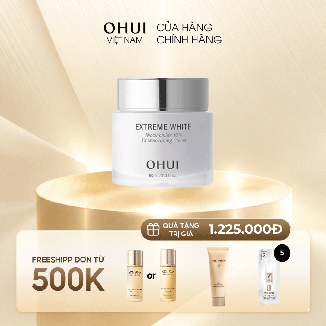 Kem dưỡng trắng da sáng rạng rỡ OHUI Extreme White Cream