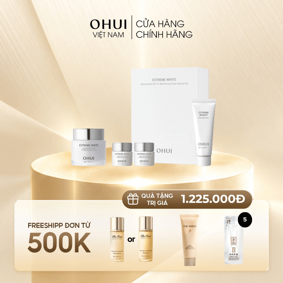 Bộ Dưỡng Da Ohui Extreme White MelaToning Cream Special Set