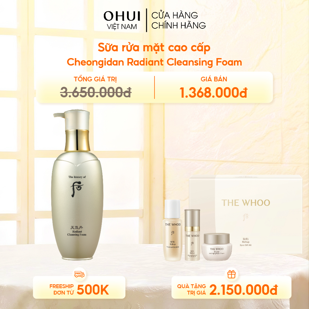 Sữa rửa mặt cao cấp Cheongidan Radiant Cleansing Foam