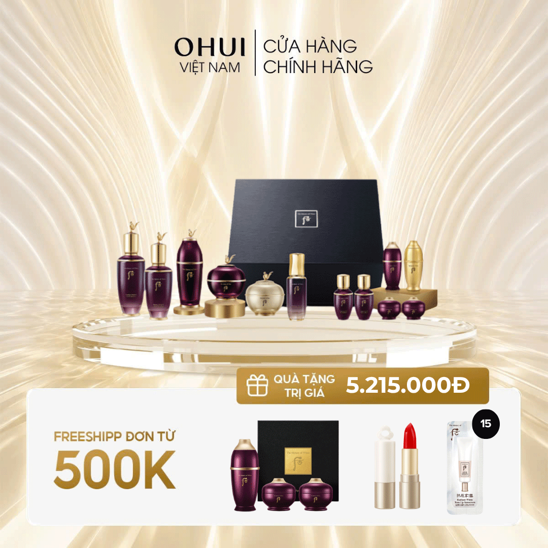 Bộ Dưỡng Da Kiệt Tác Hoàn Lưu Cao Whoo Hwanyu Imperial Youth Heritage Set