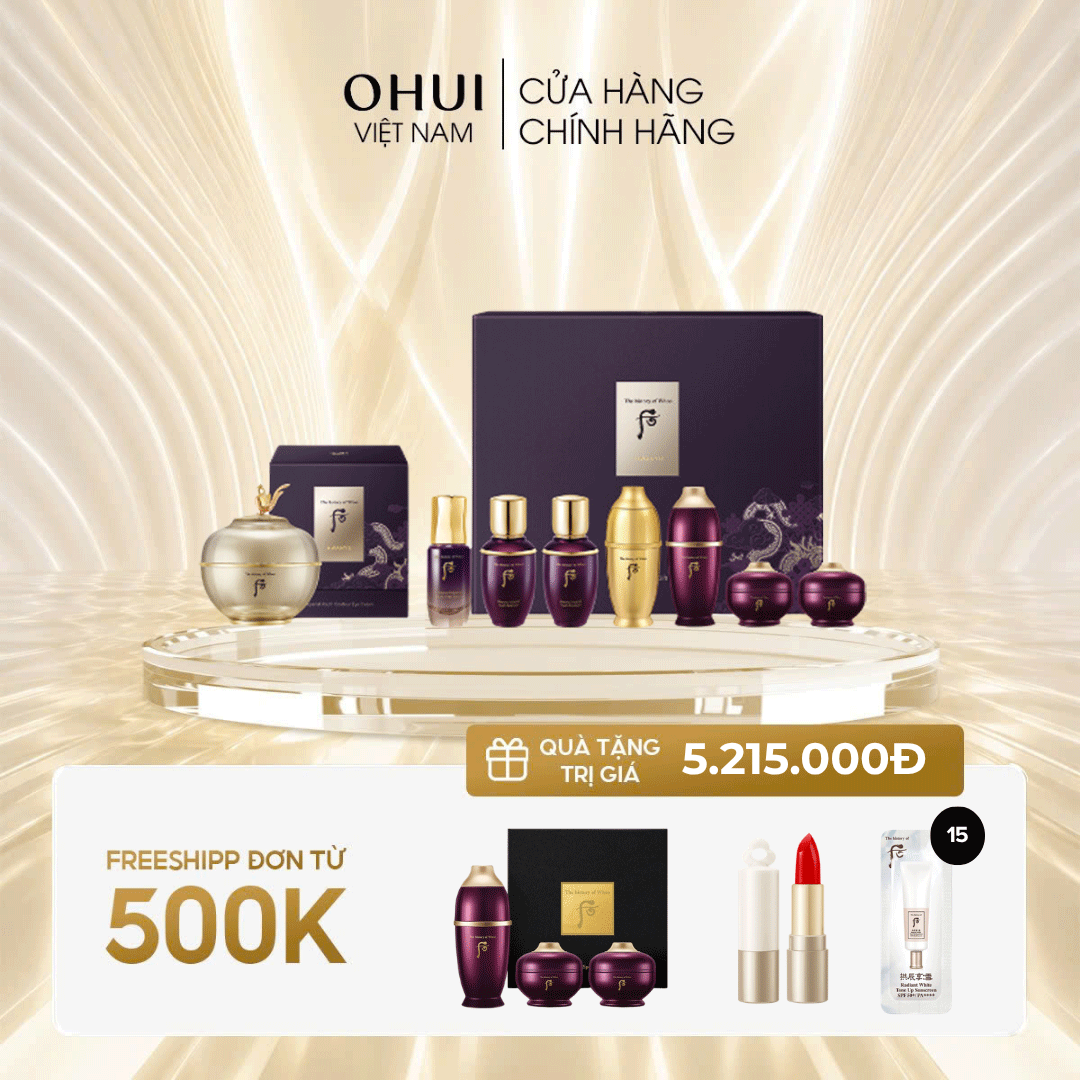 Bộ Kem Mắt Kiệt Tác Hoàn Lưu Cao Whoo Hwanyu Imperial Youth Contour Eye Cream Special Set New