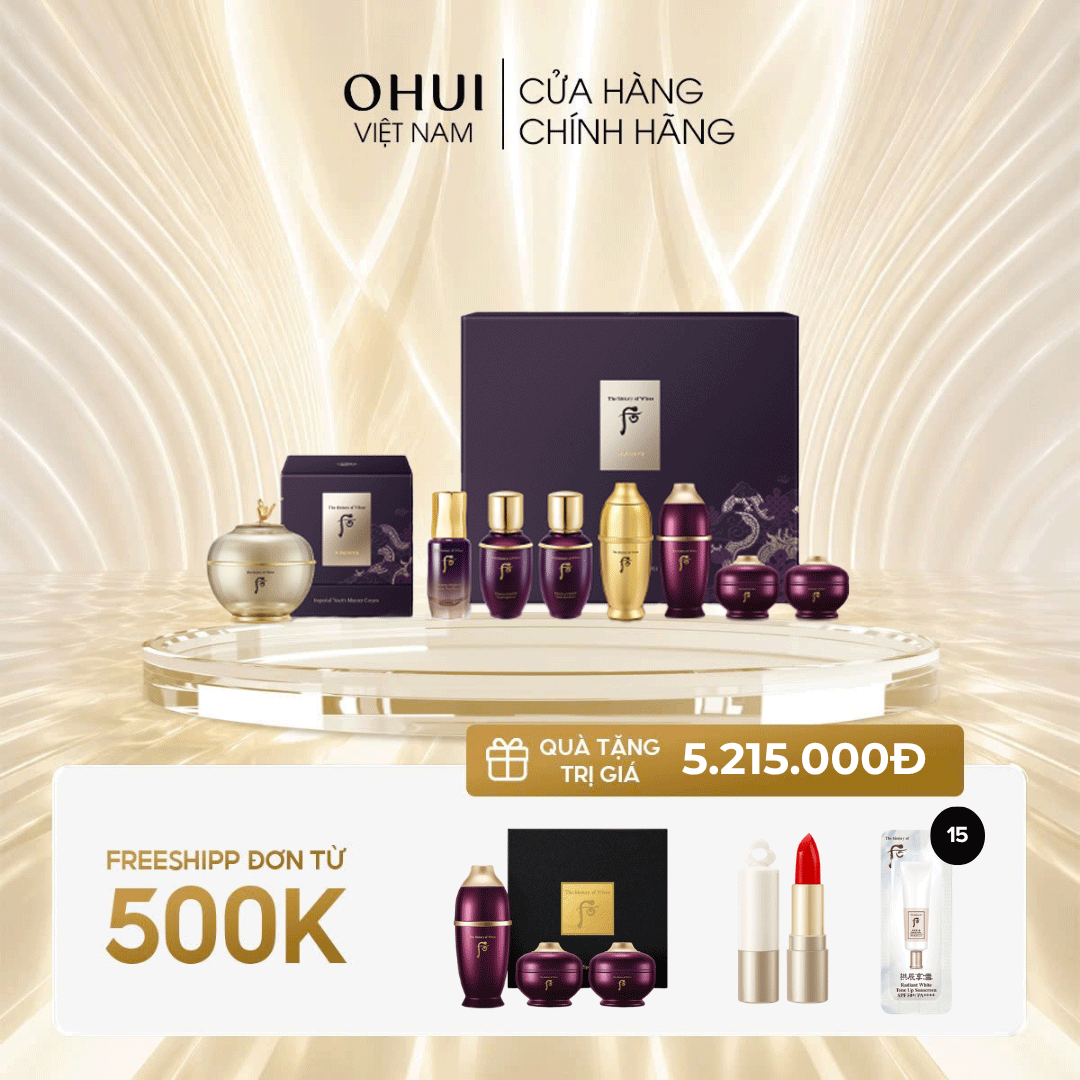 Bộ Kem Dưỡng Kiệt Tác Hoàn Lưu Cao Whoo Hwanyu Imperial Youth Master Cream Special Set