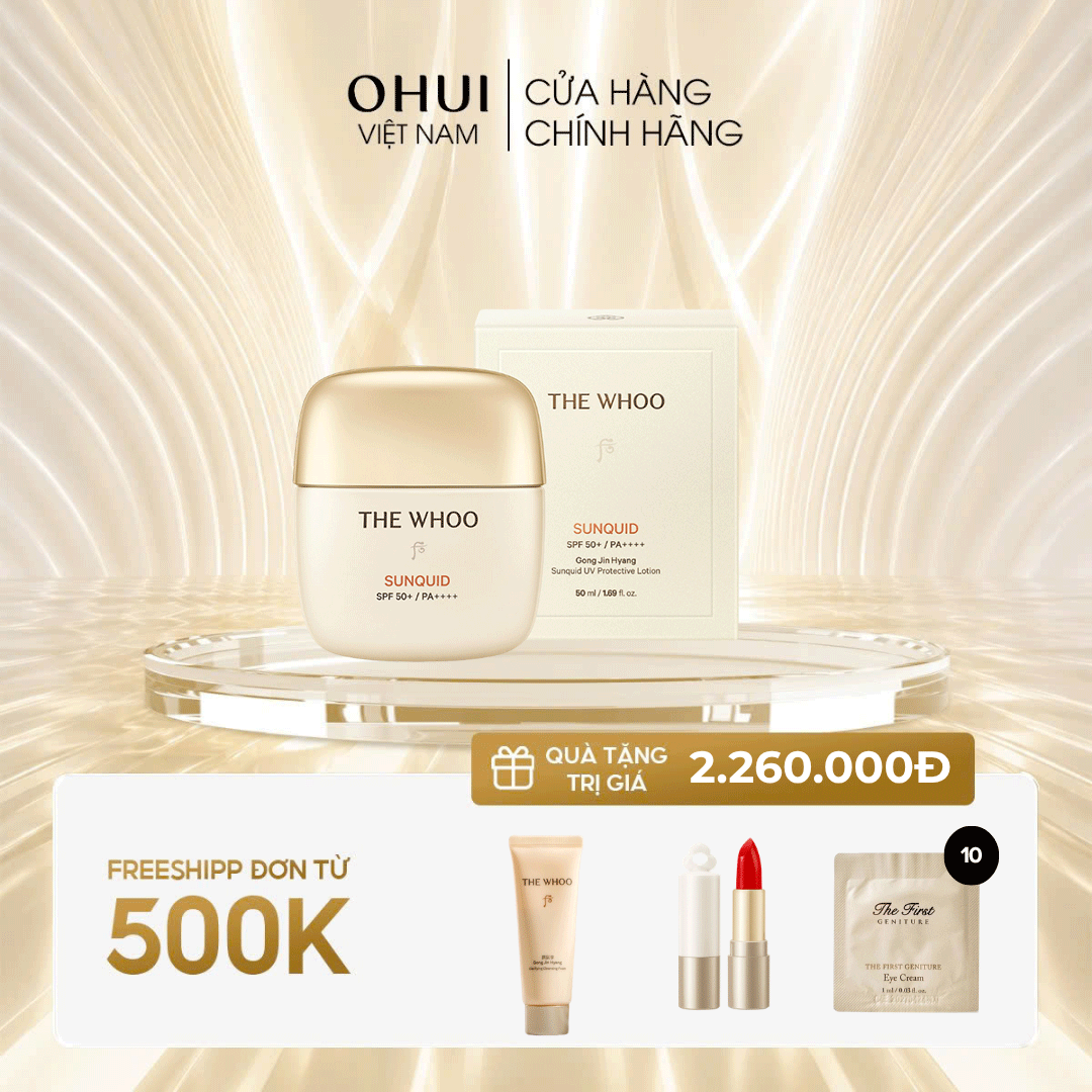 Kem chống nắng Whoo Gongjinhyang Sunquid Uv Protective Lotion