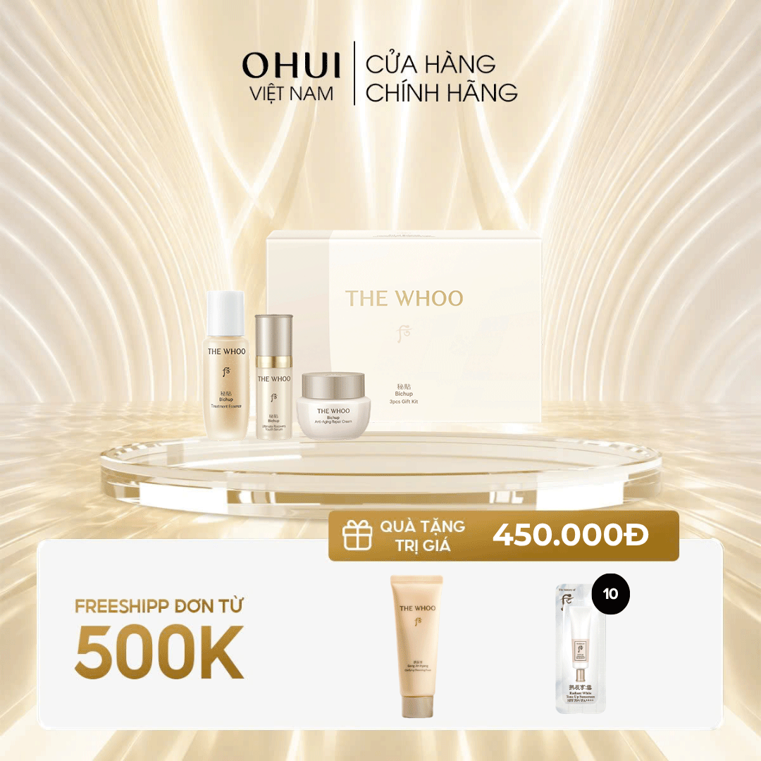 Bộ sản phẩm chống lão hóa Whoo BiChup Anti-Aging Special Gift set 3pcs