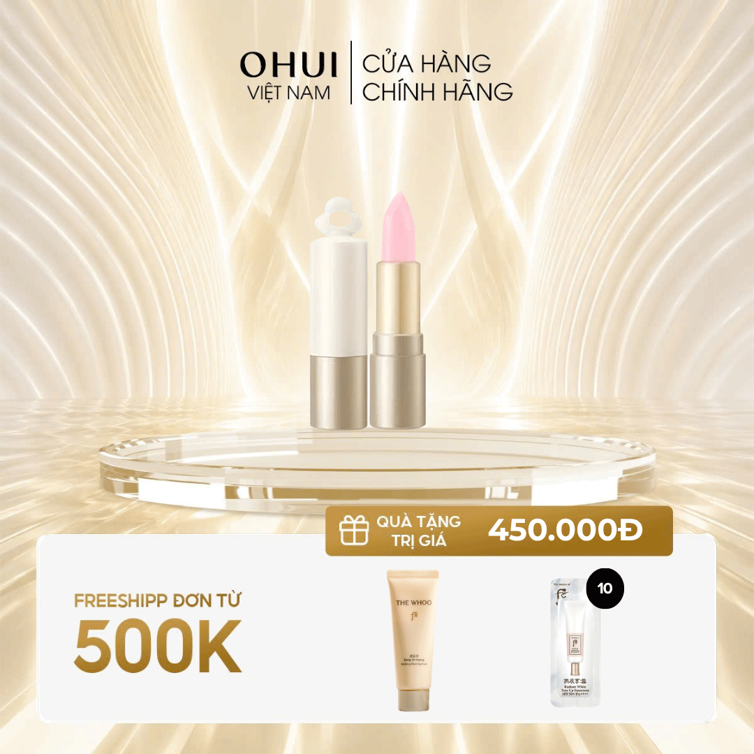 Bộ Son Dưỡng Môi Mini The Whoo Essential Lip Glow Balm No 01 Blush
