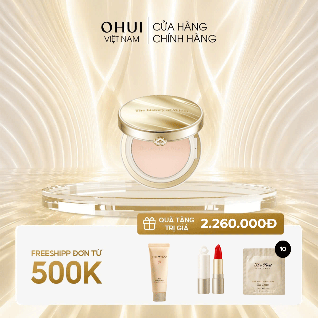 Phấn Phủ Chống Nắng Gongjinhyang Mi Luxury Glow Pressed Powder SPF30/PA++