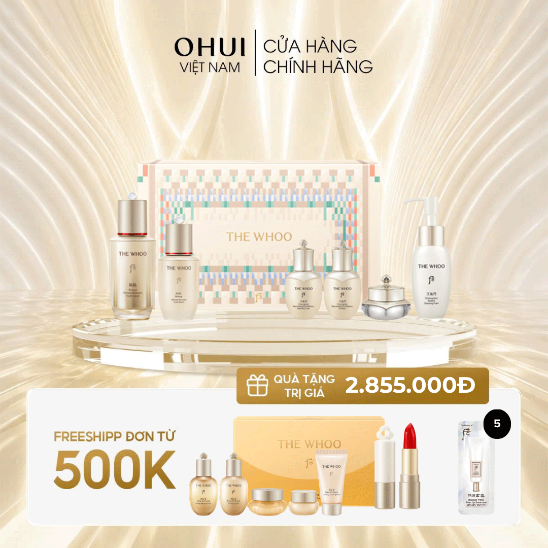 Set Tinh Chất Chống Lão Hóa Thế Hệ 4 Whoo Bichup Ultimate Recovery Youth Serum