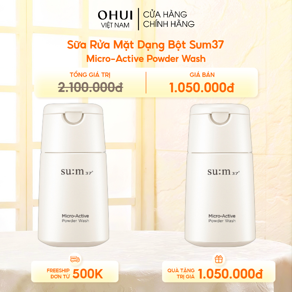 Sữa Rửa Mặt Dạng Bột Sum37 Micro-Active Powder Wash
