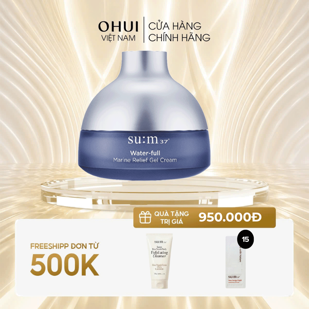 Kem Dưỡng Su:m37 Water-full Marine Relief Gel Cream