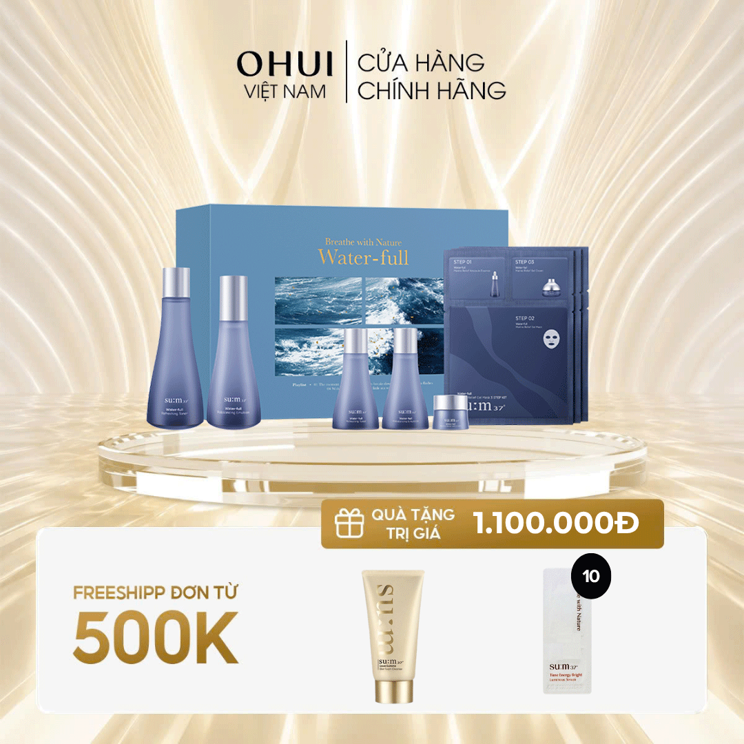 Bộ Dưỡng Da Sum37 Water-full 2pcs Special Set