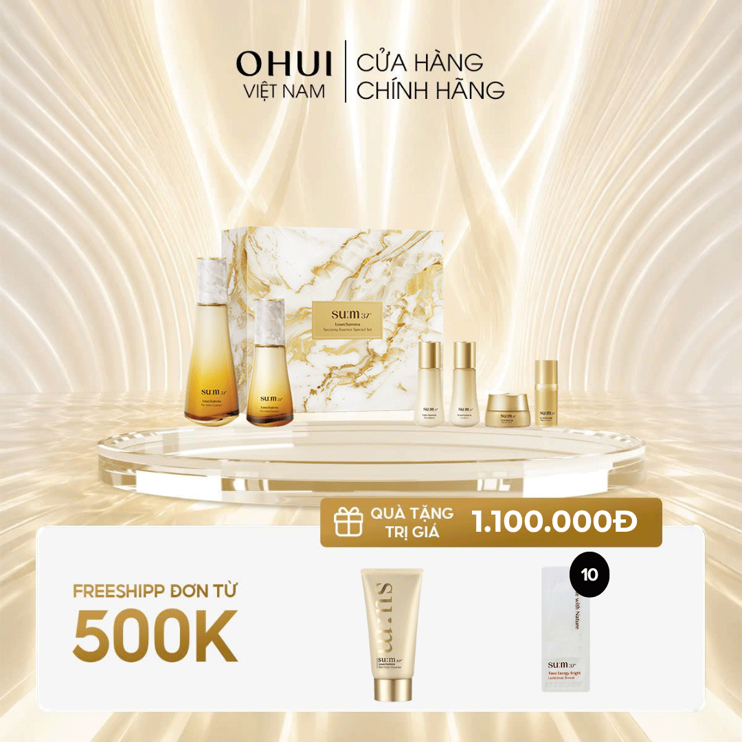 Bộ Nước Thần Hoàng Kim Chống Lão Hóa Sum37 Losecsumma Secrema Essence Set