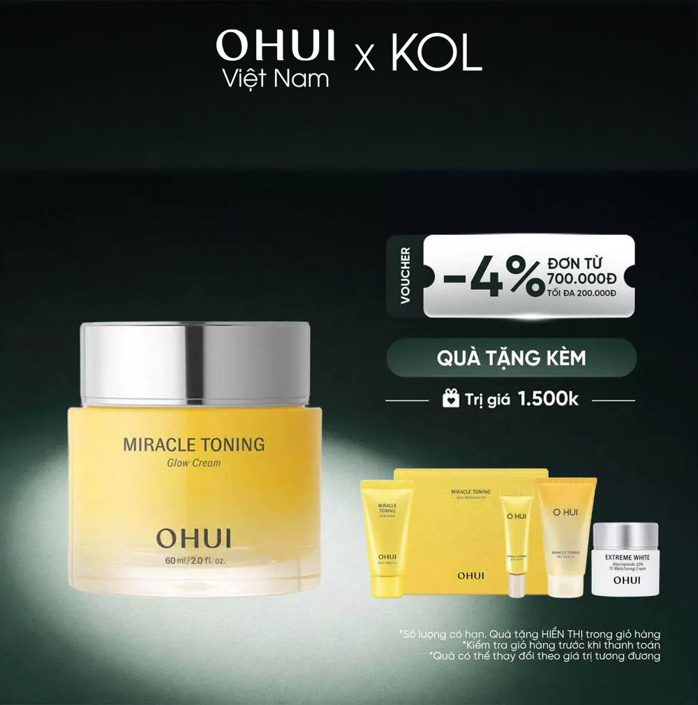 [KOL x OHUI] Kem Dưỡng Ohui Miracle Toning Glow Cream