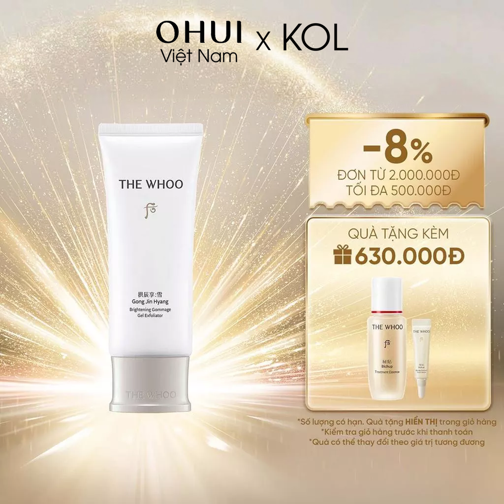 [KOL x OHUI] Gel Tẩy Tế Bào Chết Dạng Gel Whoo Gongjinhyang Seol Brightening Gommage Gel