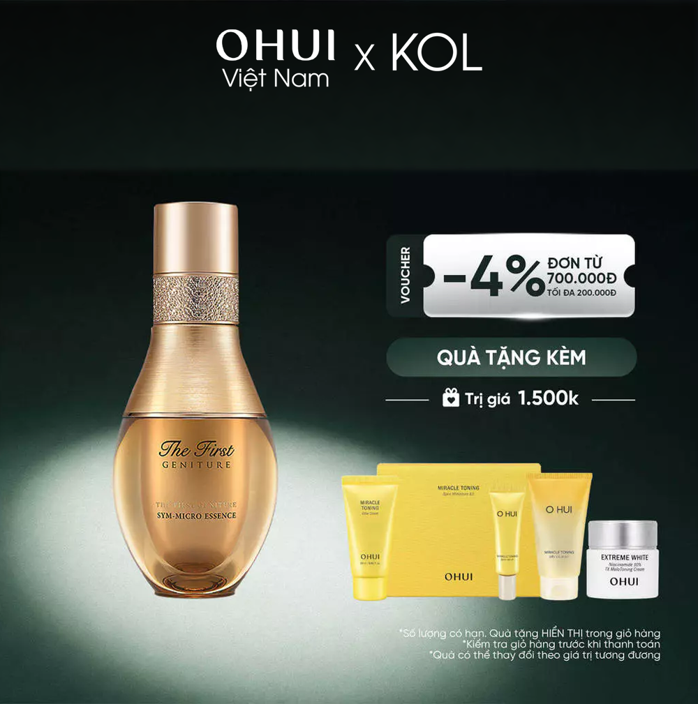 [KOL x OHUI] Tinh chất cân bằng hệ vi sinh OHUI The First Geniture Sym-Micro Essence