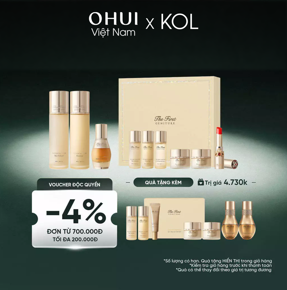 [KOL x OHUI] Bộ Dưỡng Da Ohui The First Geniture Signature Set