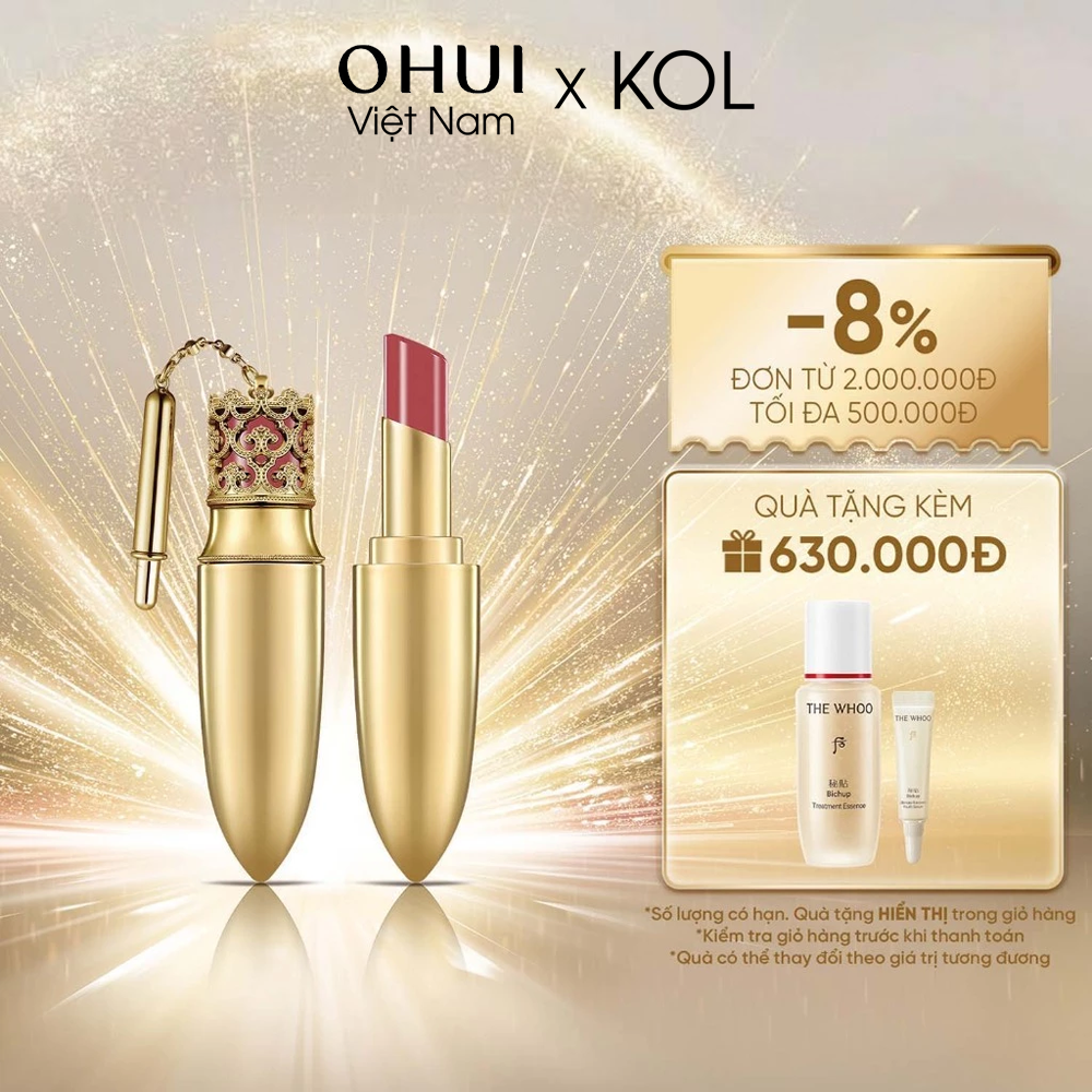 [KOL x OHUI] Son Môi Cao Cấp Đông Y Whoo Mi Luxury Lip Rouge