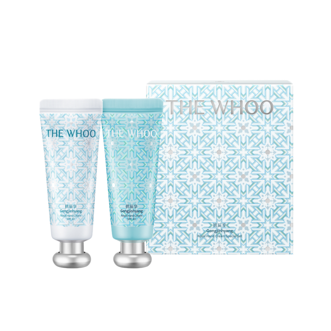 Bộ Kem Dưỡng Da Tay Whoo Gongjinhyang Royal Hand Cream Special Set