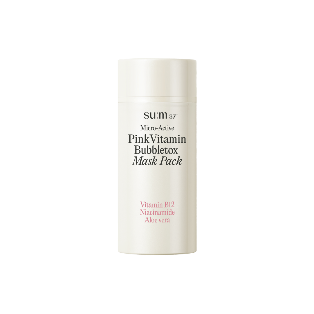 Mặt Nạ Sủi Bọt Sum37 Micro Active Pink Vitamin Bubbletox Mask Pack