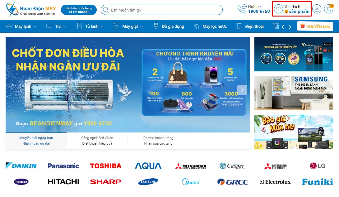 Sản phẩm yêu thích