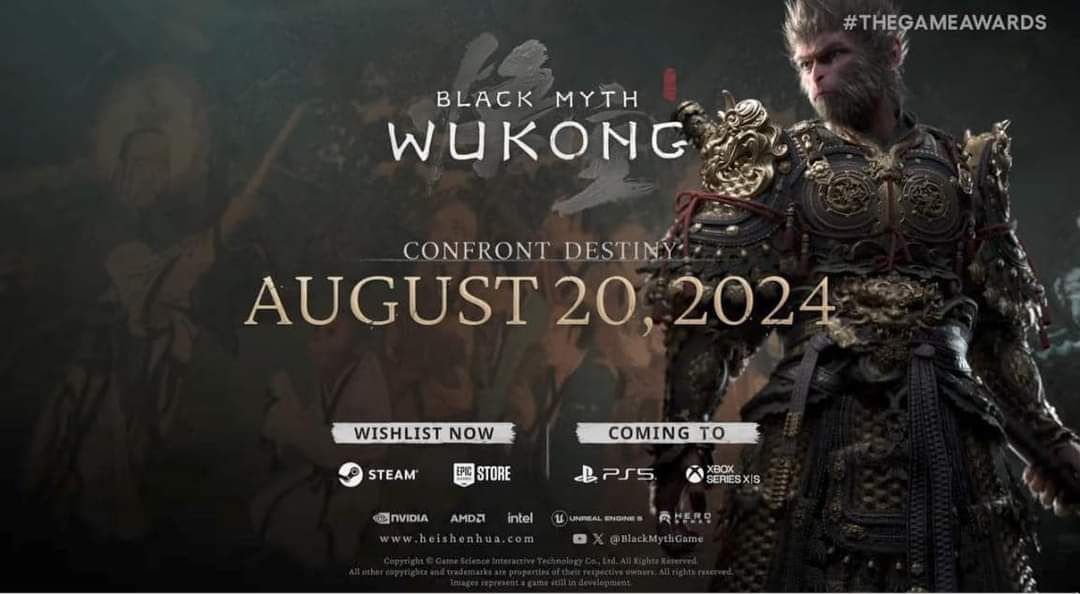 Black Myth Wukong Đã Có Ngày Phát Hành Chính Thức