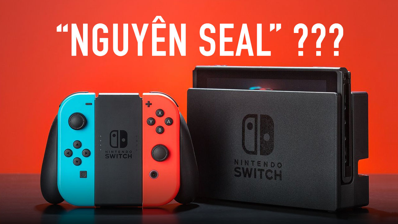 Lưu ý trước khi mua Nintendo Switch: Câu hỏi thường gặp về seal máy và đĩa game