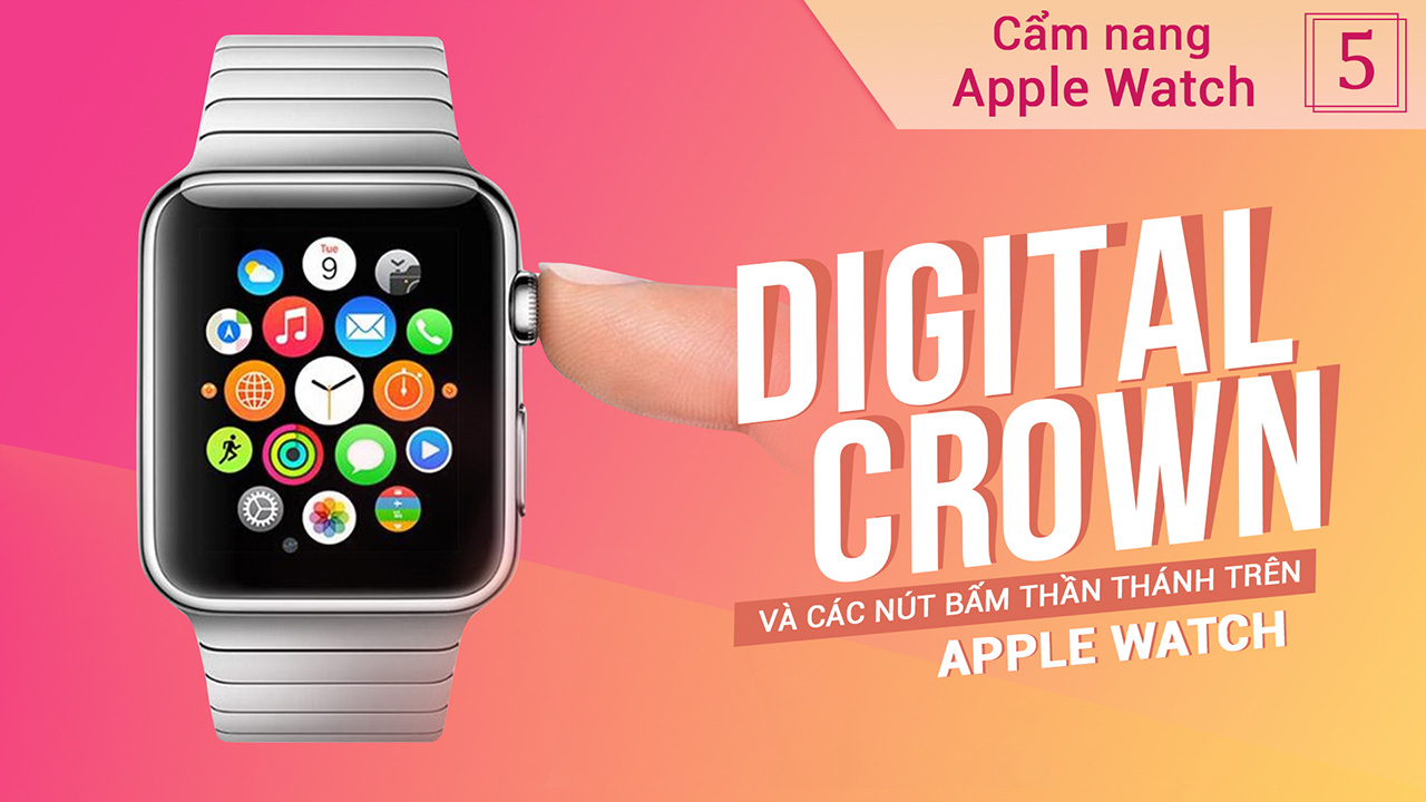 Khám phá tính năng ẩn độc đáo của Digital Crown và Side Button - Series hướng dẫn sử dụng Apple Watch