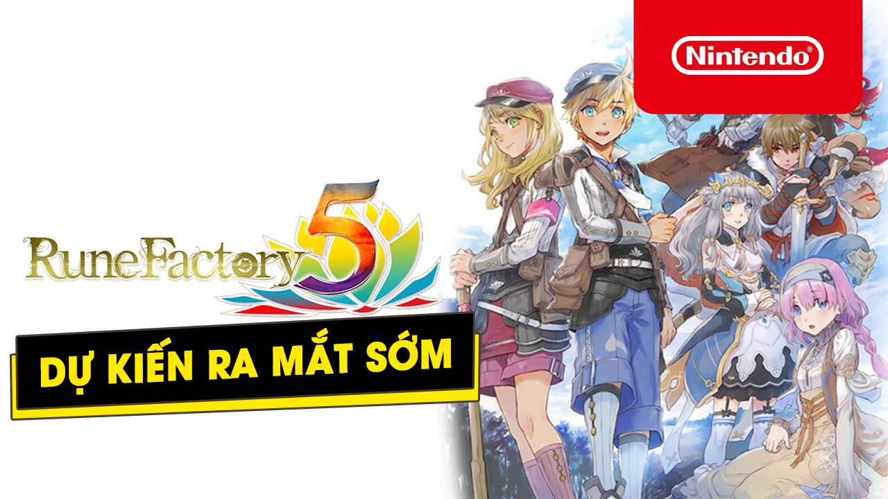 Game nông trại Rune Factory 5 được xác nhận sẽ lên Nintendo Switch trong thời gian tới