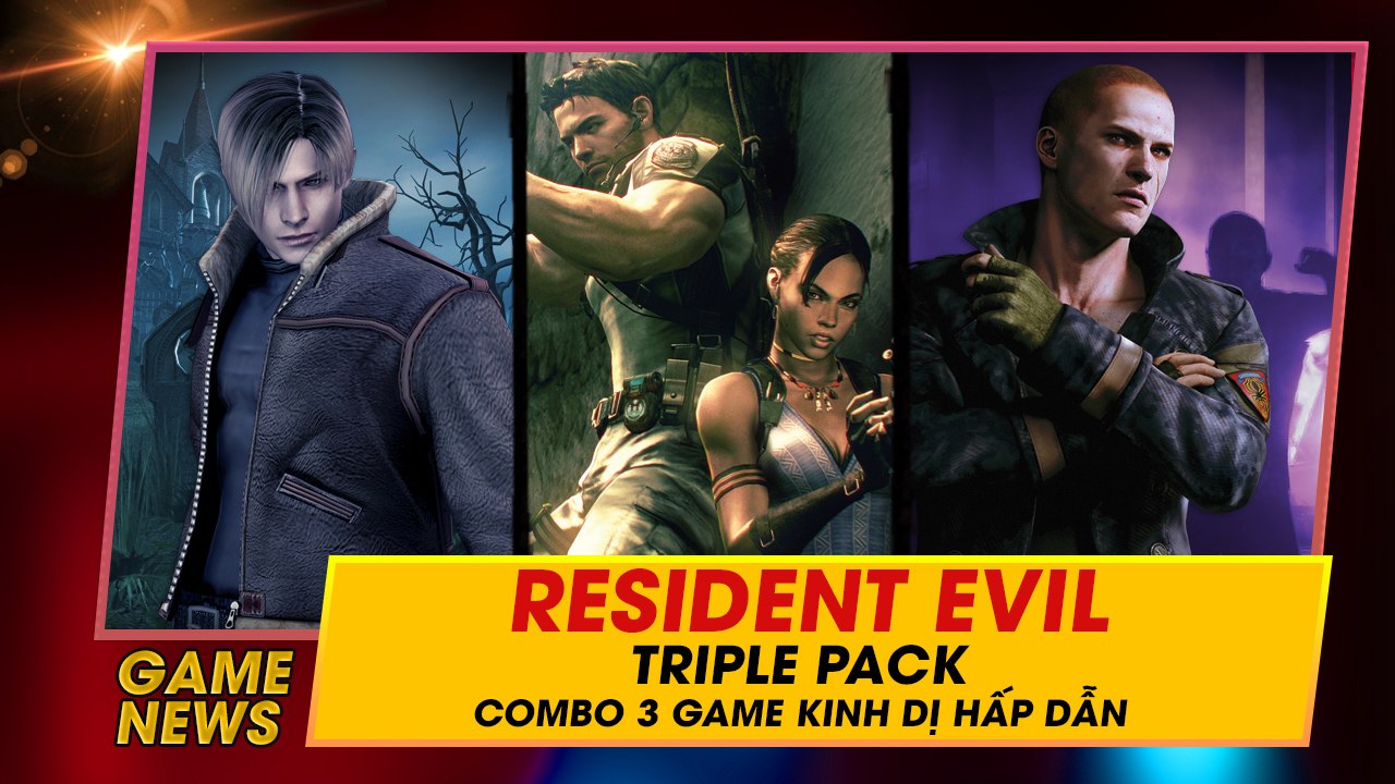 Giới thiệu game Resident Evil Triple Pack có bán tại HALO