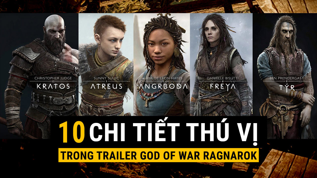 10 chi tiết thú vị ít ai biết trong trailer God Of War Ragnarok