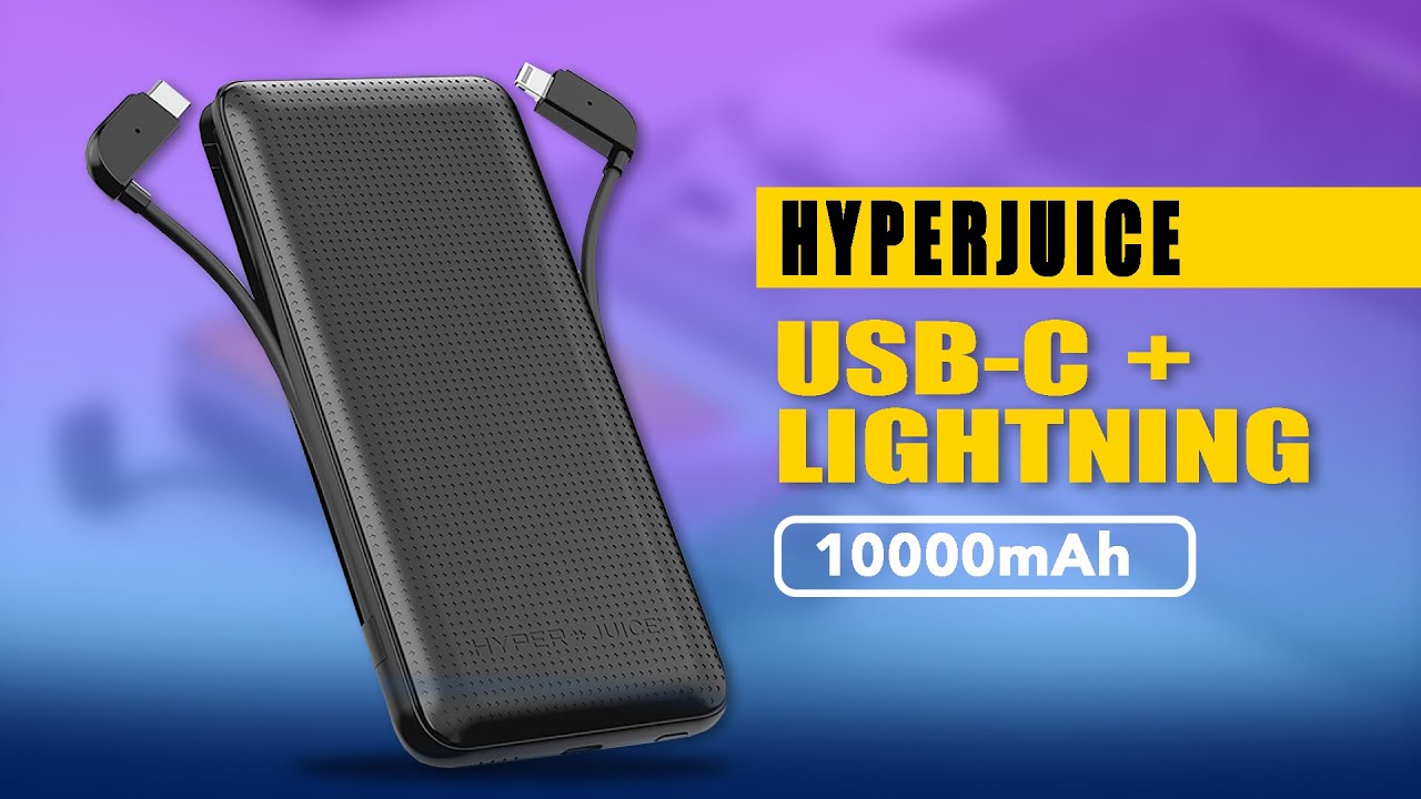 Pin sạc dự phòng HYPERJUICE USB-C + LIGHTNING: Có điểm gì đáng chú ý?