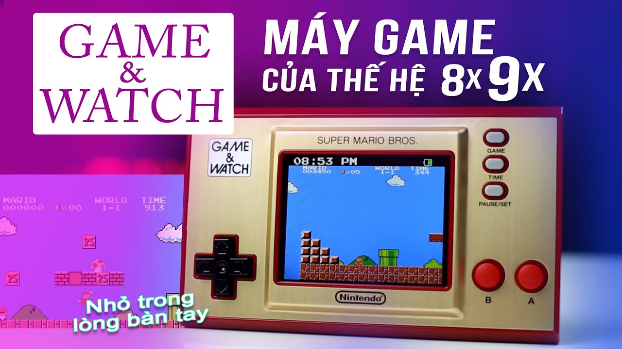 Cận cảnh máy Game & Watch: Super Mario Bros Limited Edition | Thế giới riêng của Nintendo