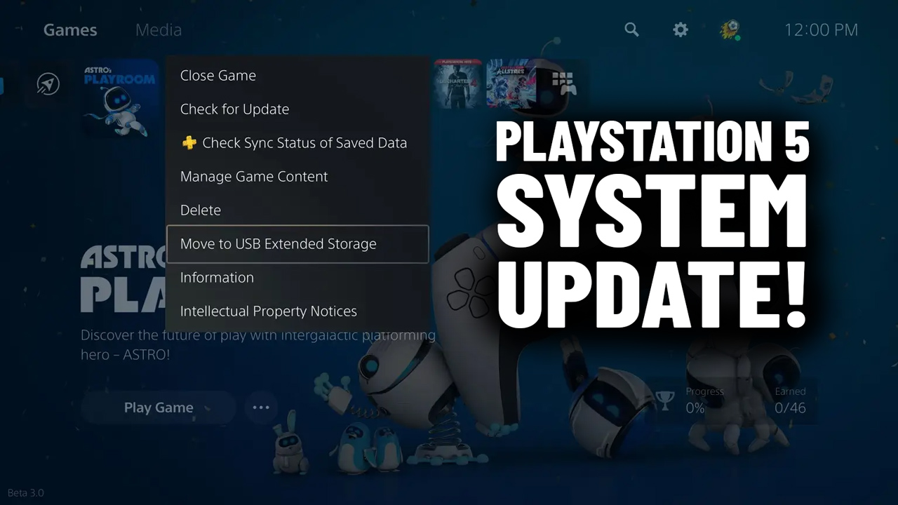 Bản cập nhật mới của PS5 cho phép lưu game vào ổ cứng USB cùng nhiều tính năng mới khác