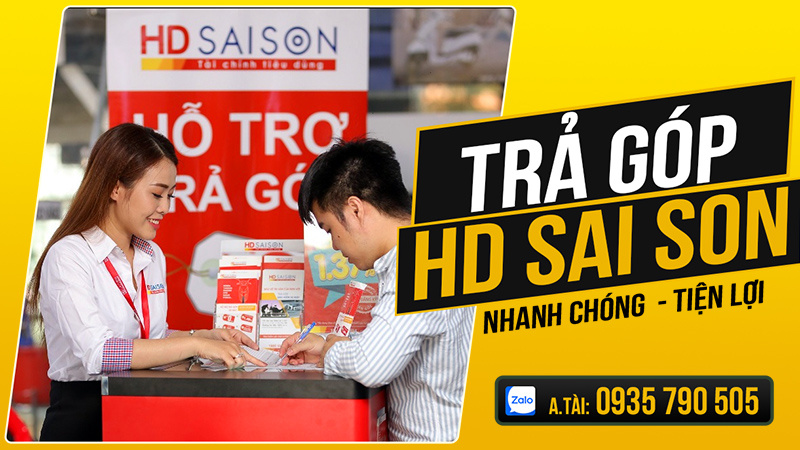 Mua trả góp đi chờ chi với HD Saison