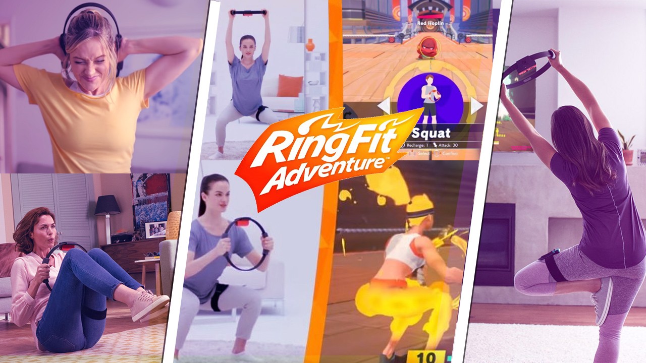Tập thể dục tại nhà trong mùa dịch với chi phí siêu rẻ cùng Nintendo Ring Fit Adventure