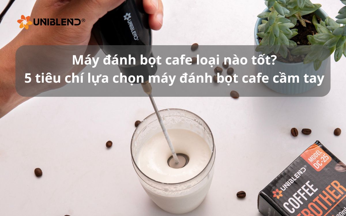 Máy đánh bọt cafe loại nào tốt? 5 tiêu chí lựa chọn máy đánh bọt cafe cầm tay