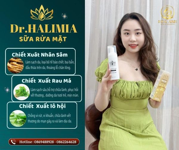 TẠI SAO CẦN PHẢI LÀM SẠCH DA MẶT HẰNG NGÀY ? CÔNG DỤNG SỮA RỮA MẶT DR. HALIMIA