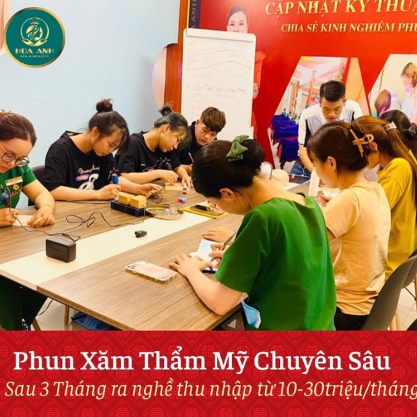 Khóa học phun xăm thẩm mỹ – Bước đệm vàng cho sự nghiệp làm đẹp