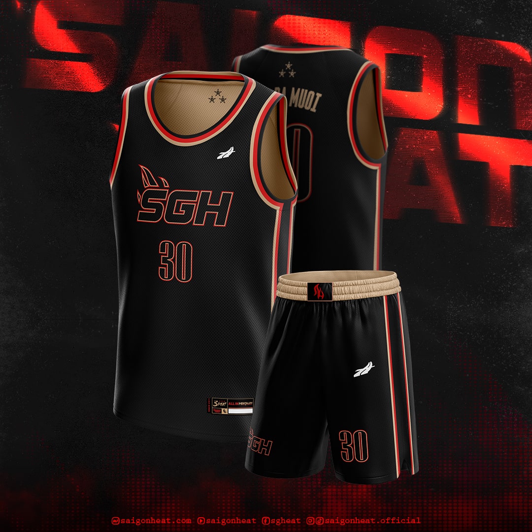 VBA8 Practice Jersey - Đen