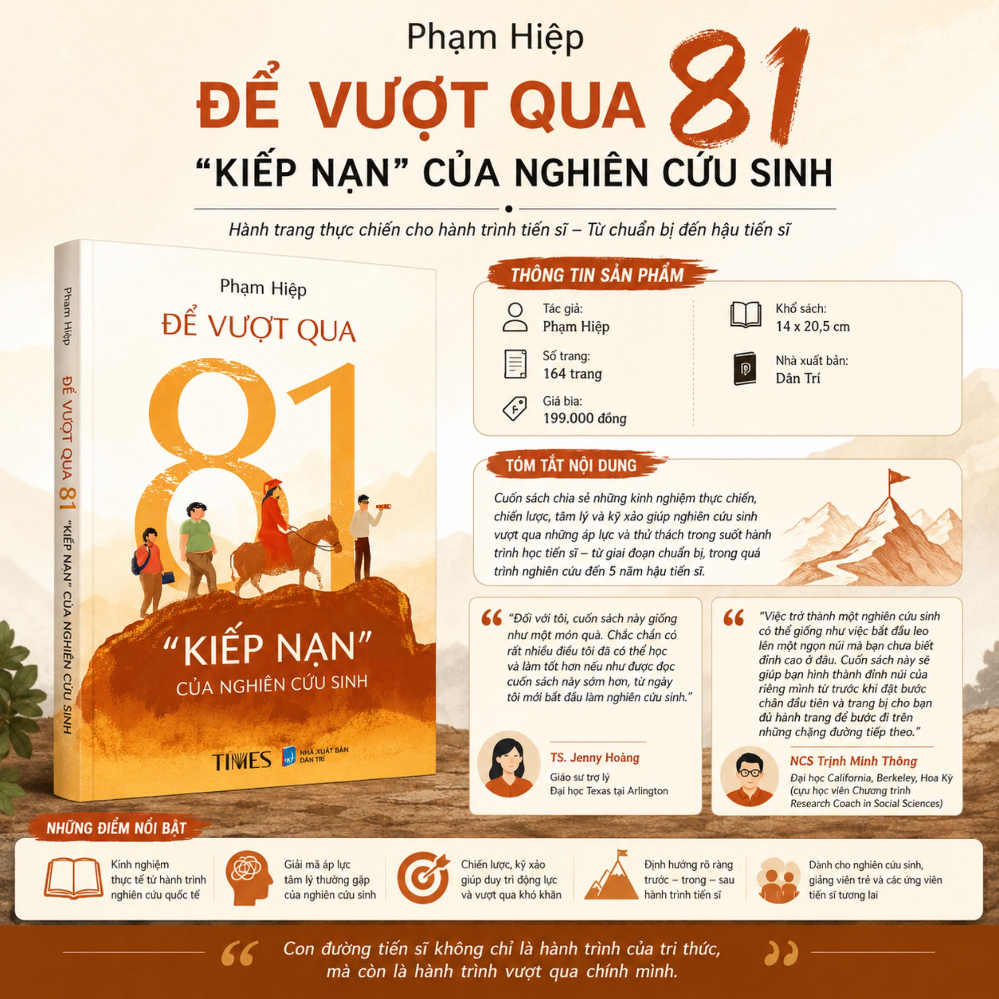 Để vượt qua 81 Kiếp nạn của nghiên cứu sinh