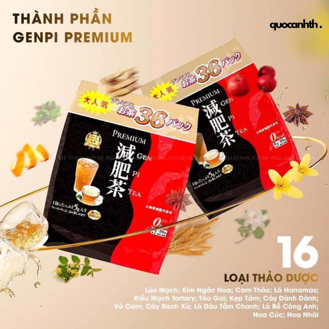 Trà Thải Độc GenPi Prenium