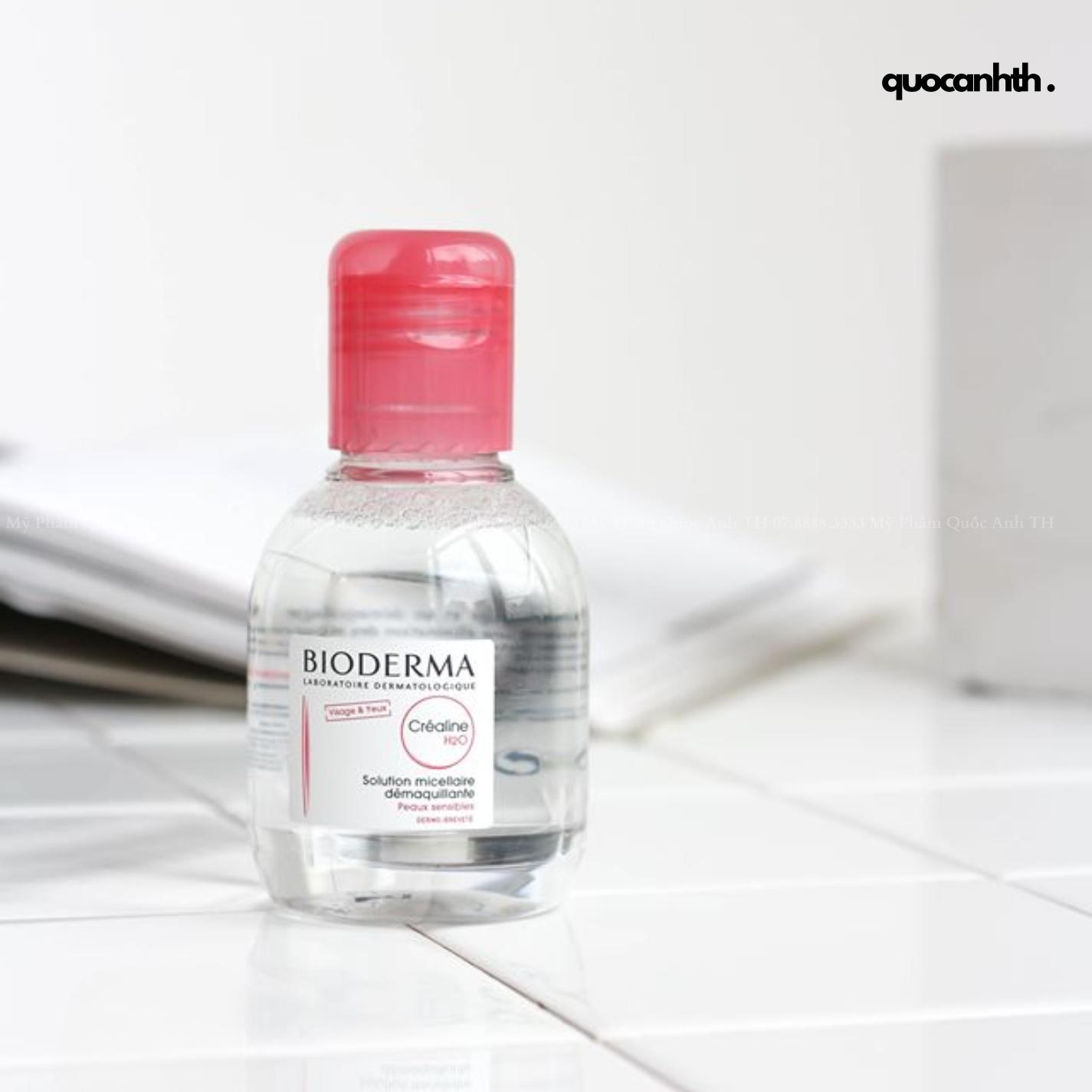 Nước Tẩy Trang Bioderma Hồng Micellar Sensibio H2O