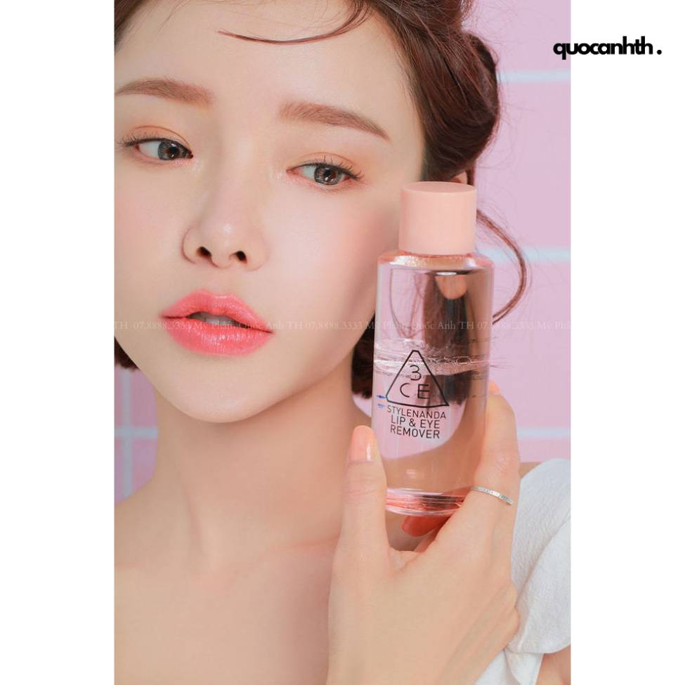 Set 3ce Nước Tẩy Trang Mắt Môi 60ml + Mascara