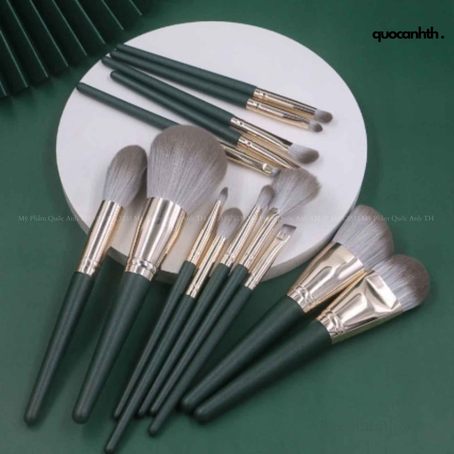 Bộ Cọ Trang Điểm 14 ( Kèm Túi Da )