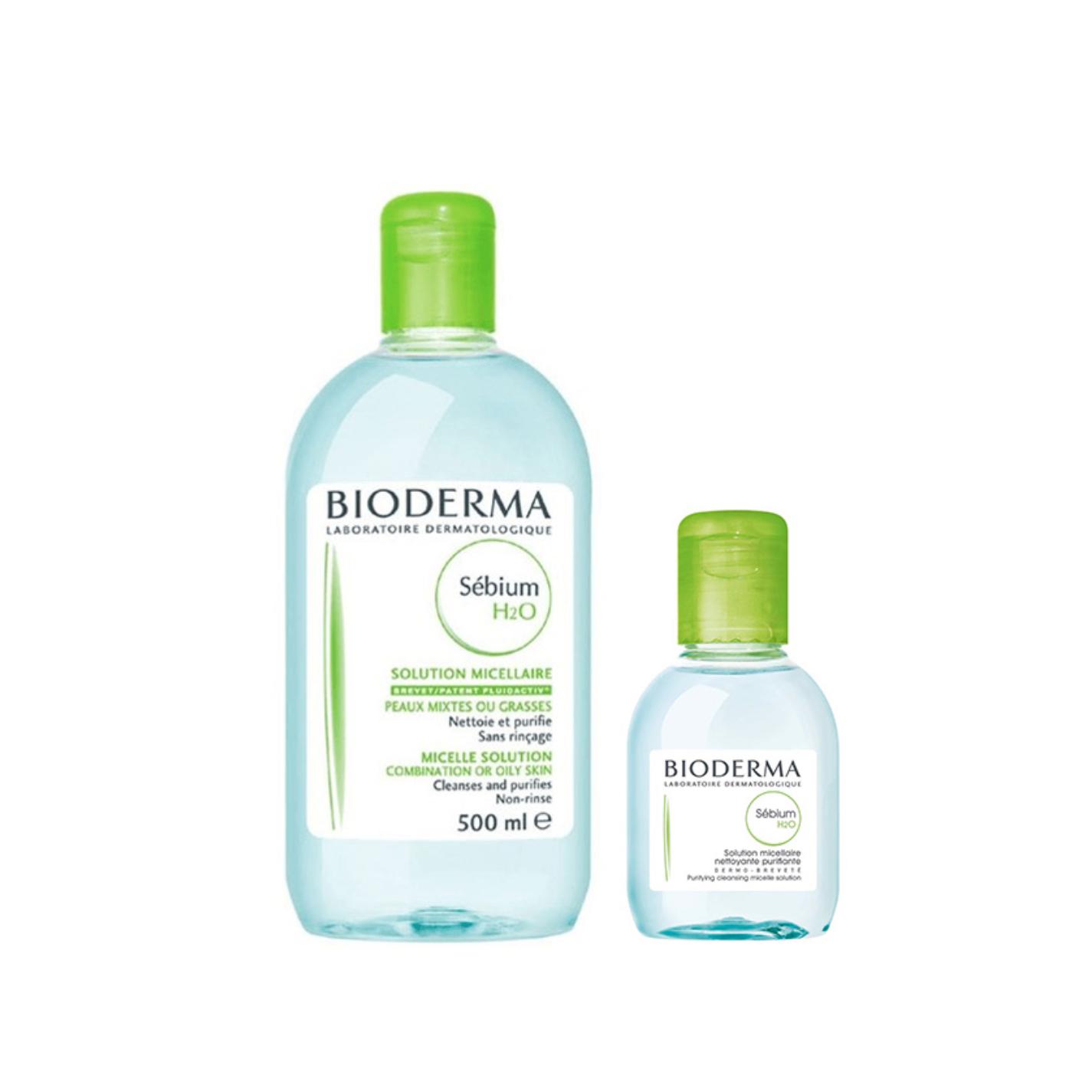 Nước Tẩy Trang Bioderma Xanh Sebium H2O