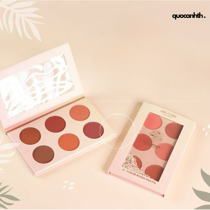 Phấn Má Hồng Nee Cara LeoPard Live Free 6 Color