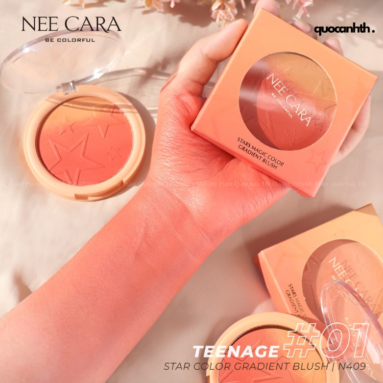 Phấn Má Hồng Nee Cara Be Colorful Peach Blush