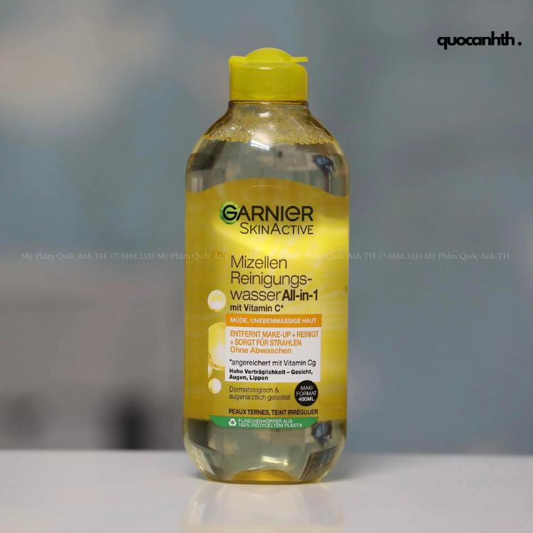 Tẩy trang Garnier Micellar Cleansing Water Vitamin C 400ml